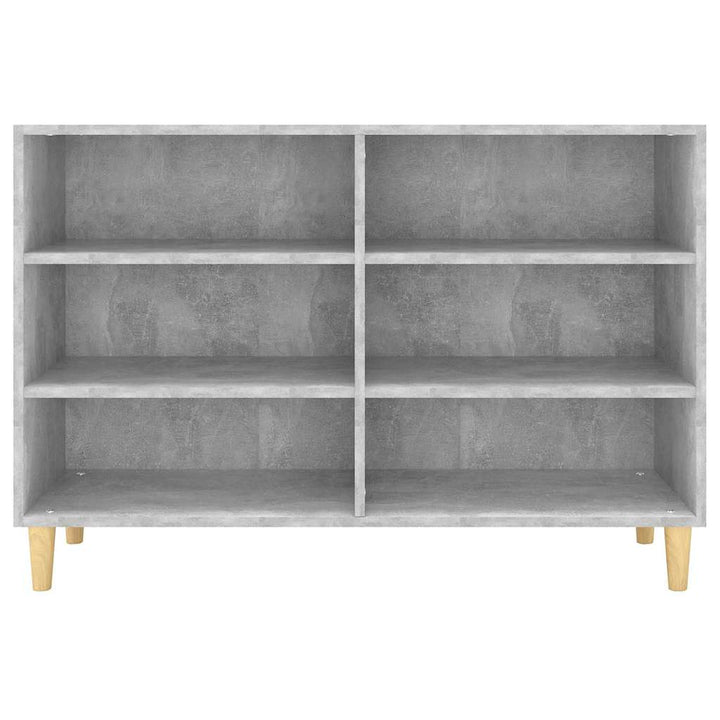 skænk 103,5x35x70 cm konstrueret træ betongrå