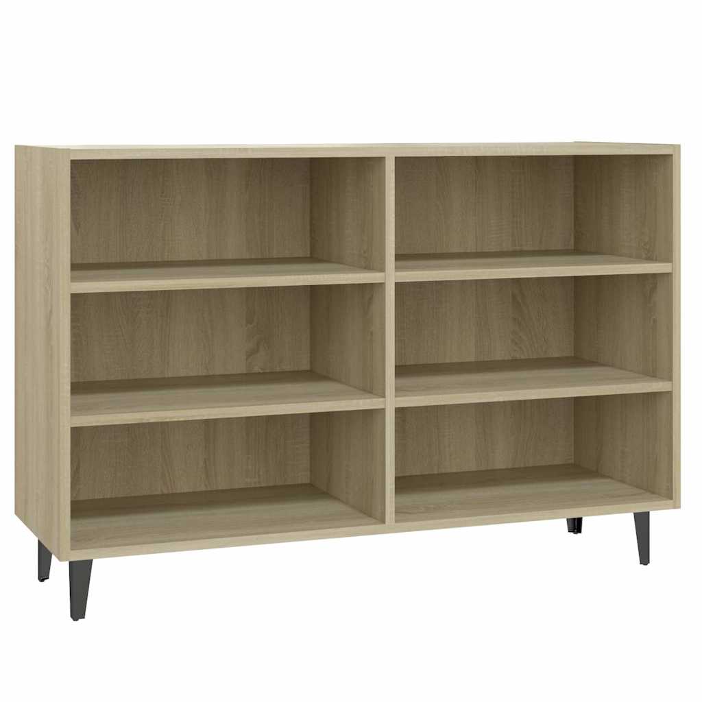 skænk 103,5x35x70 cm konstrueret træ sonoma-eg