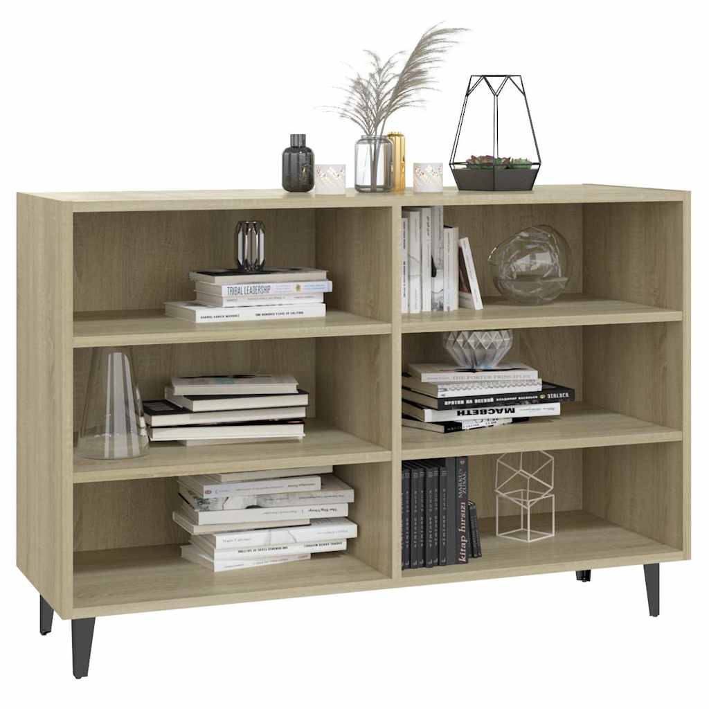 skænk 103,5x35x70 cm konstrueret træ sonoma-eg