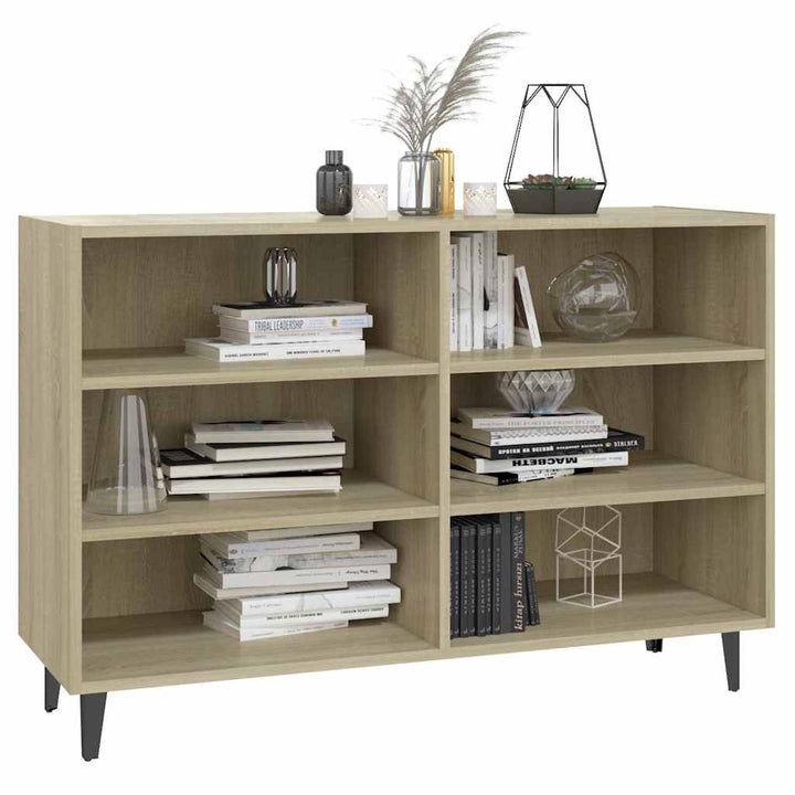 skænk 103,5x35x70 cm konstrueret træ sonoma-eg