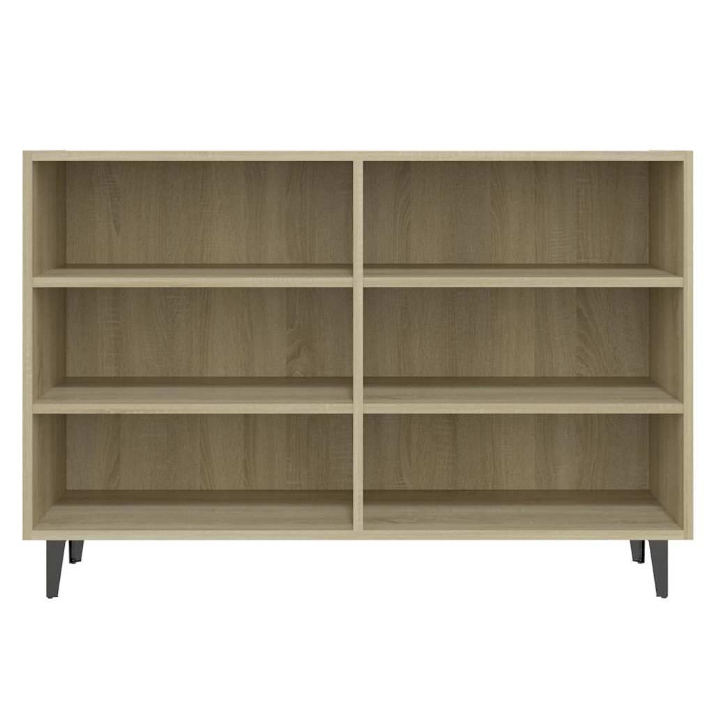 skænk 103,5x35x70 cm konstrueret træ sonoma-eg
