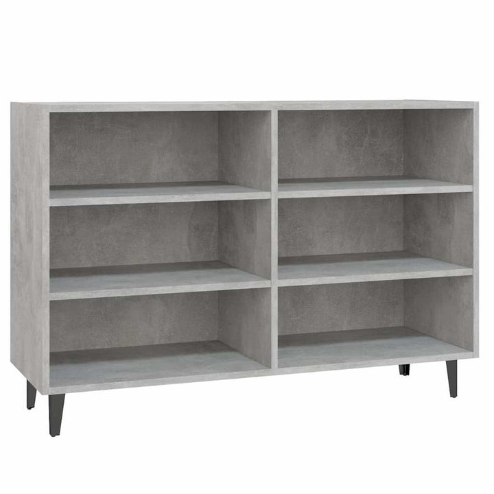 skænk 103,5x35x70 cm konstrueret træ betongrå