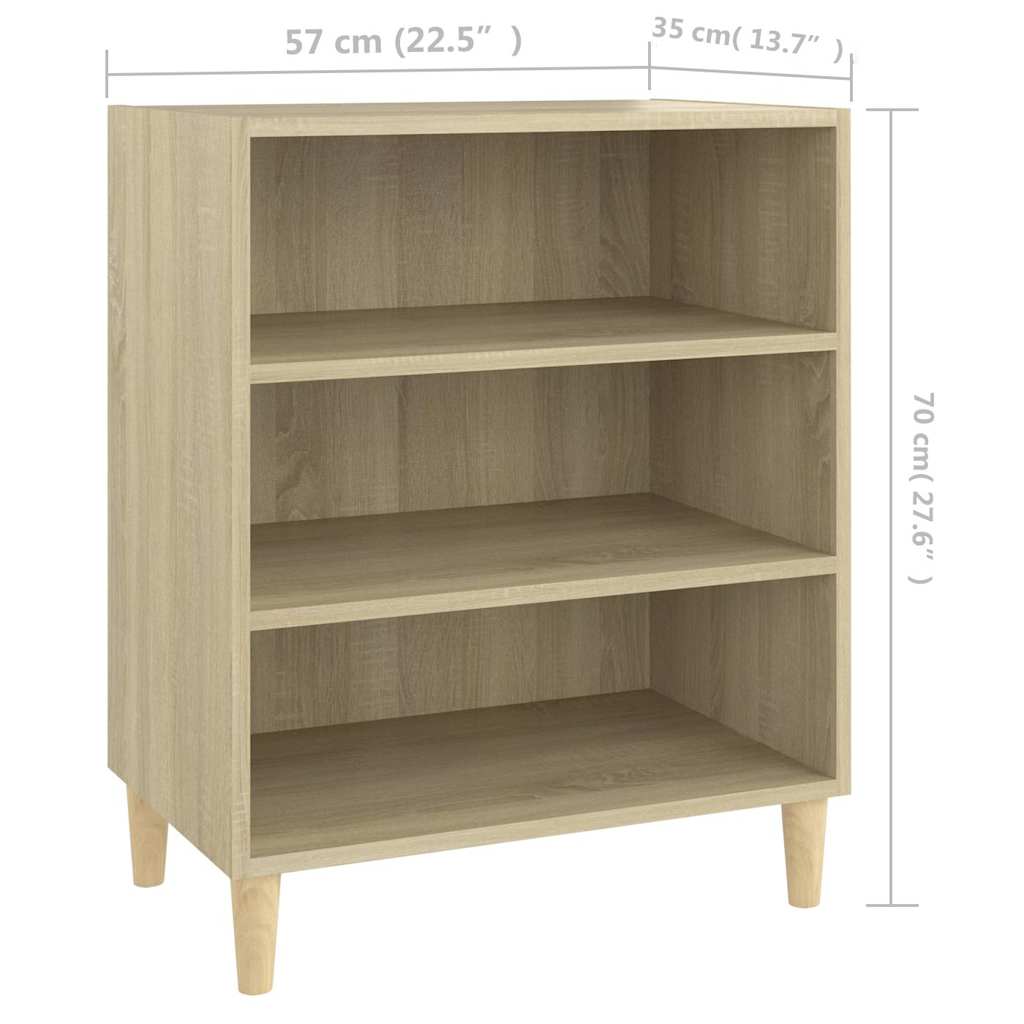 skænk 57x35x70 cm konstrueret træ sonoma-eg