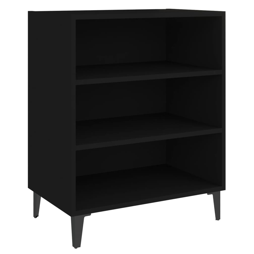 skænk 57x35x70 cm konstrueret træ sort