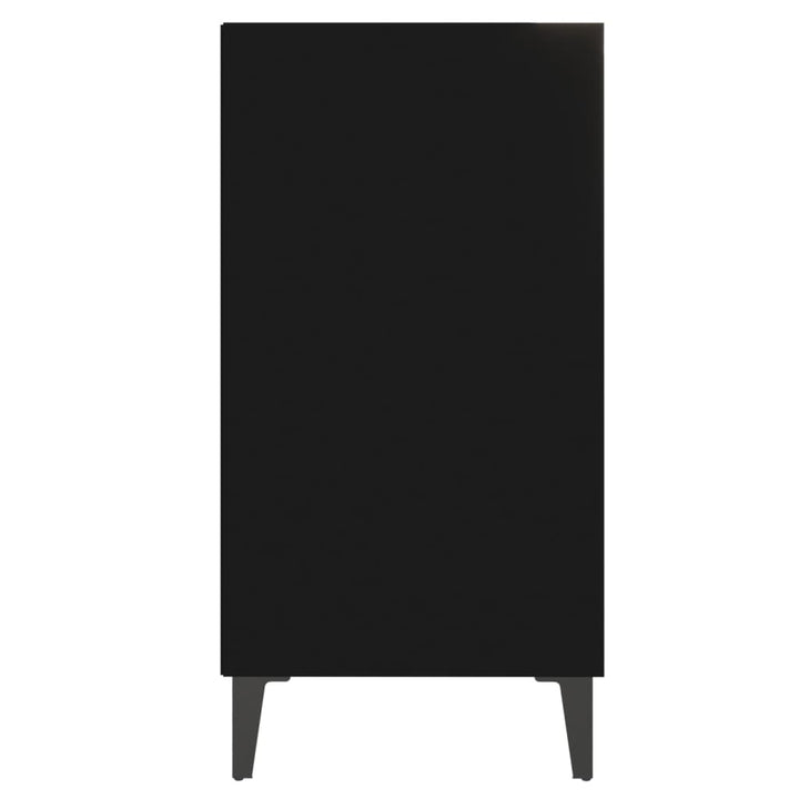 skænk 57x35x70 cm konstrueret træ sort