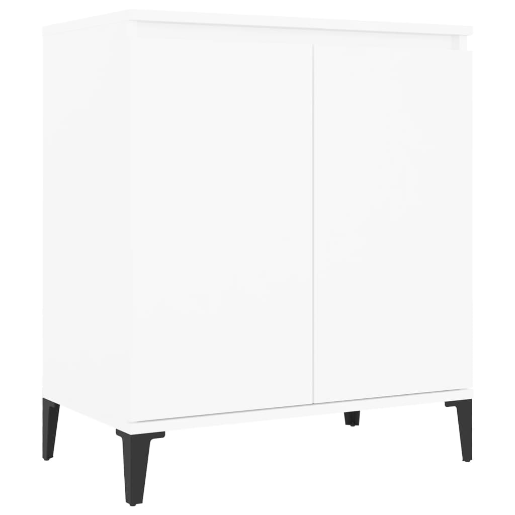 skænk 60x35x70 cm konstrueret træ hvid