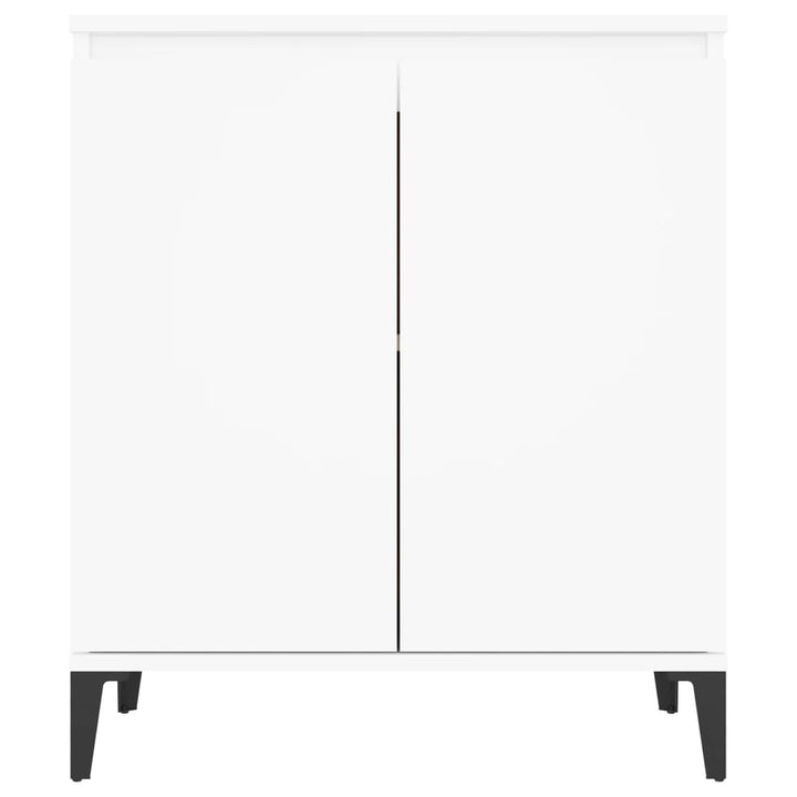 skænk 60x35x70 cm konstrueret træ hvid