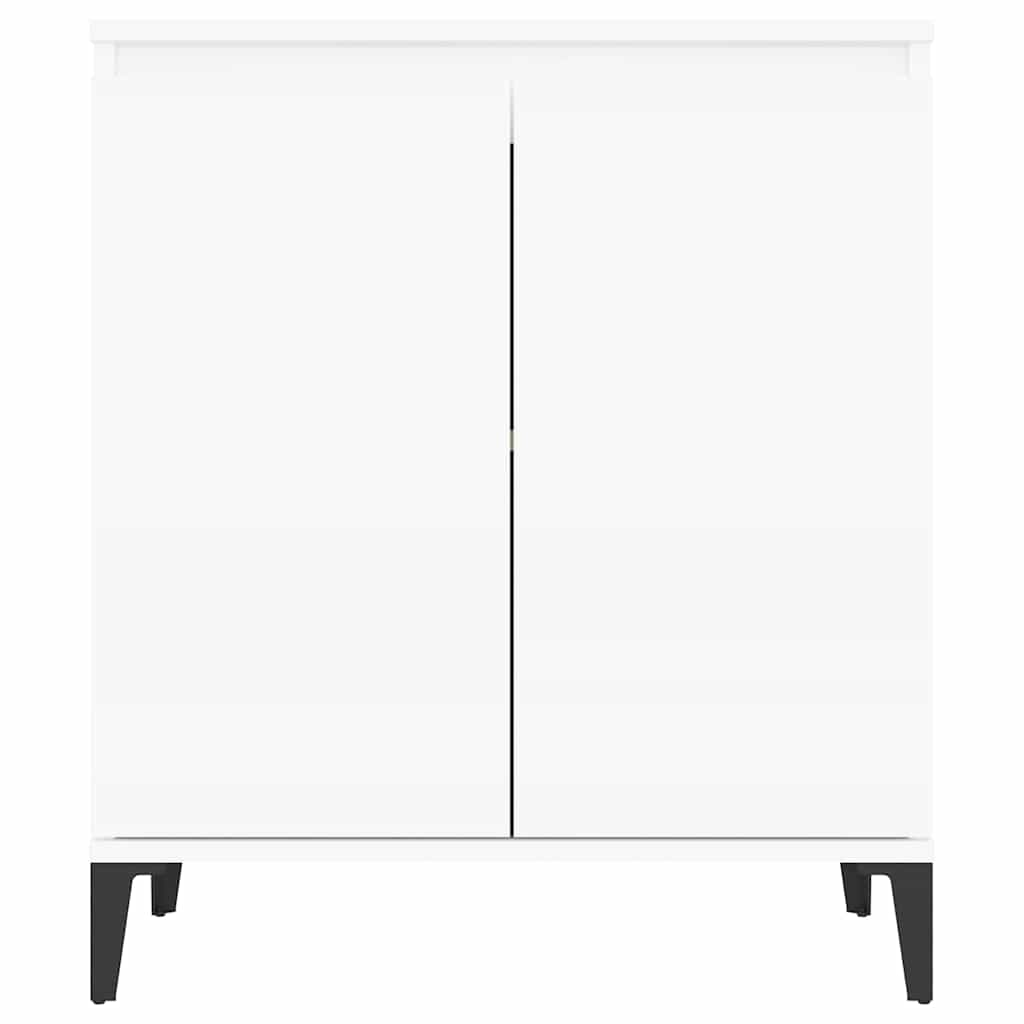 skænk 60x35x70 cm konstrueret træ hvid