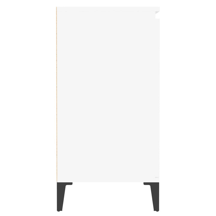 skænk 60x35x70 cm konstrueret træ hvid