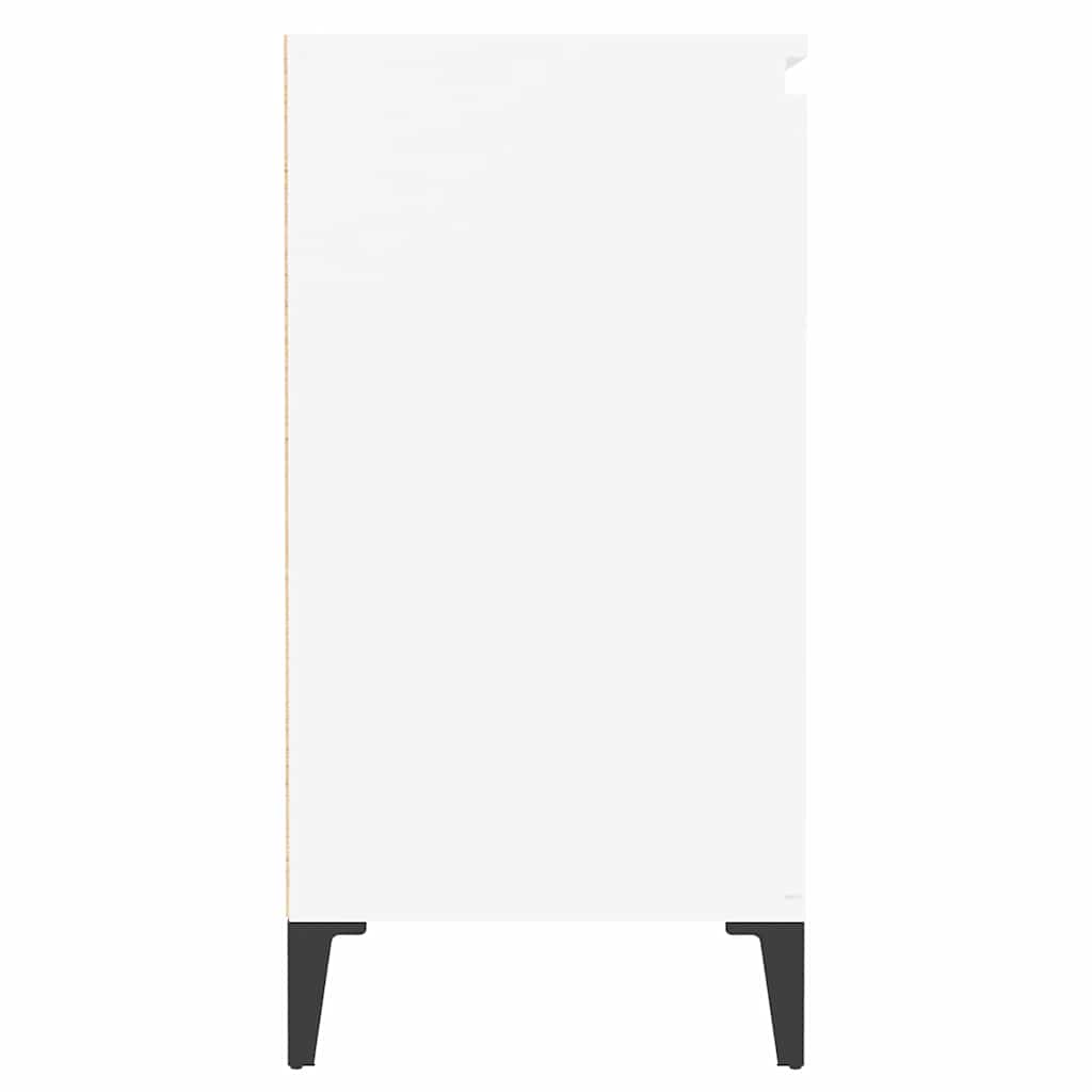 skænk 60x35x70 cm konstrueret træ hvid