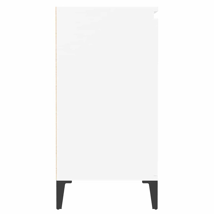 skænk 60x35x70 cm konstrueret træ hvid