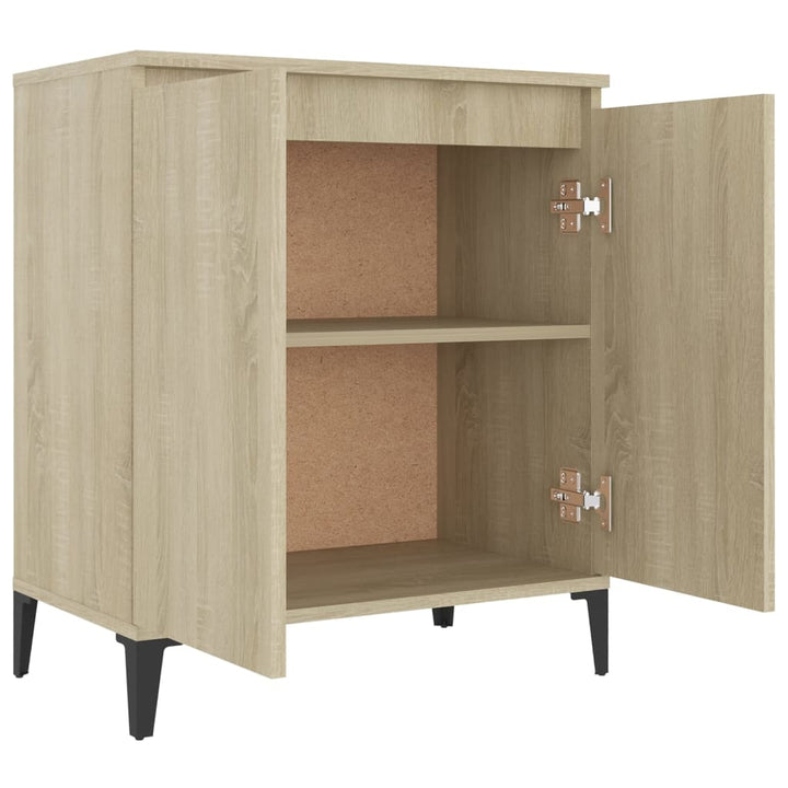 skænk 60x35x70 cm konstrueret træ sonoma-eg