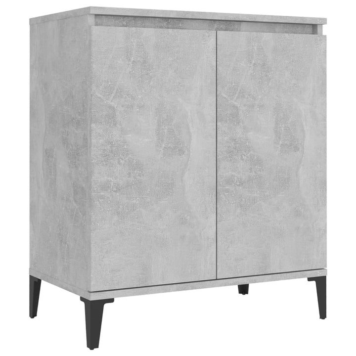 skænk 60x35x70 cm konstrueret træ betongrå