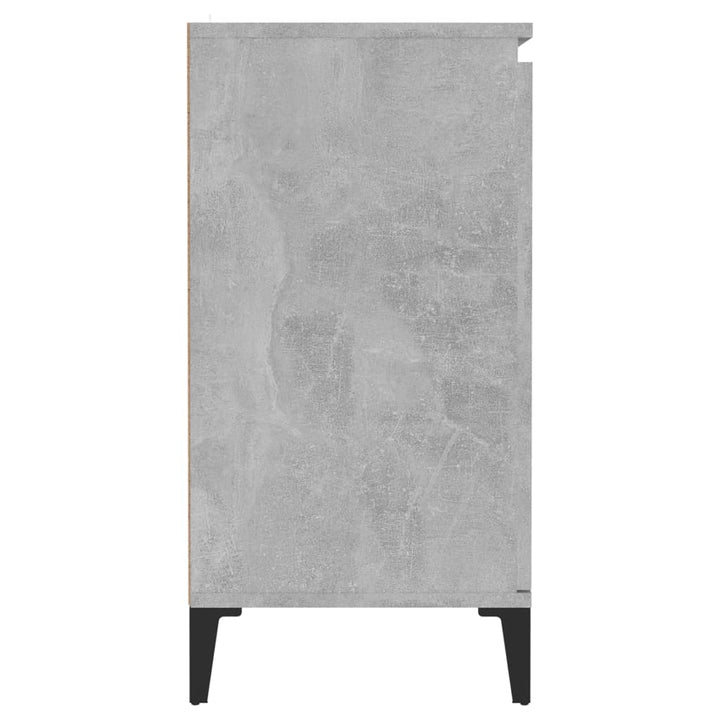 skænk 60x35x70 cm konstrueret træ betongrå