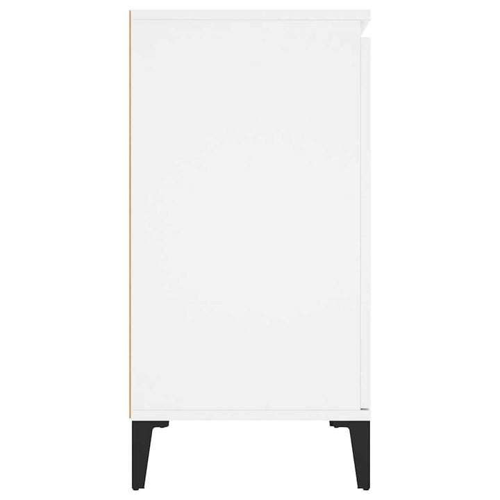 skænk 102x35x70 cm konstrueret træ hvid