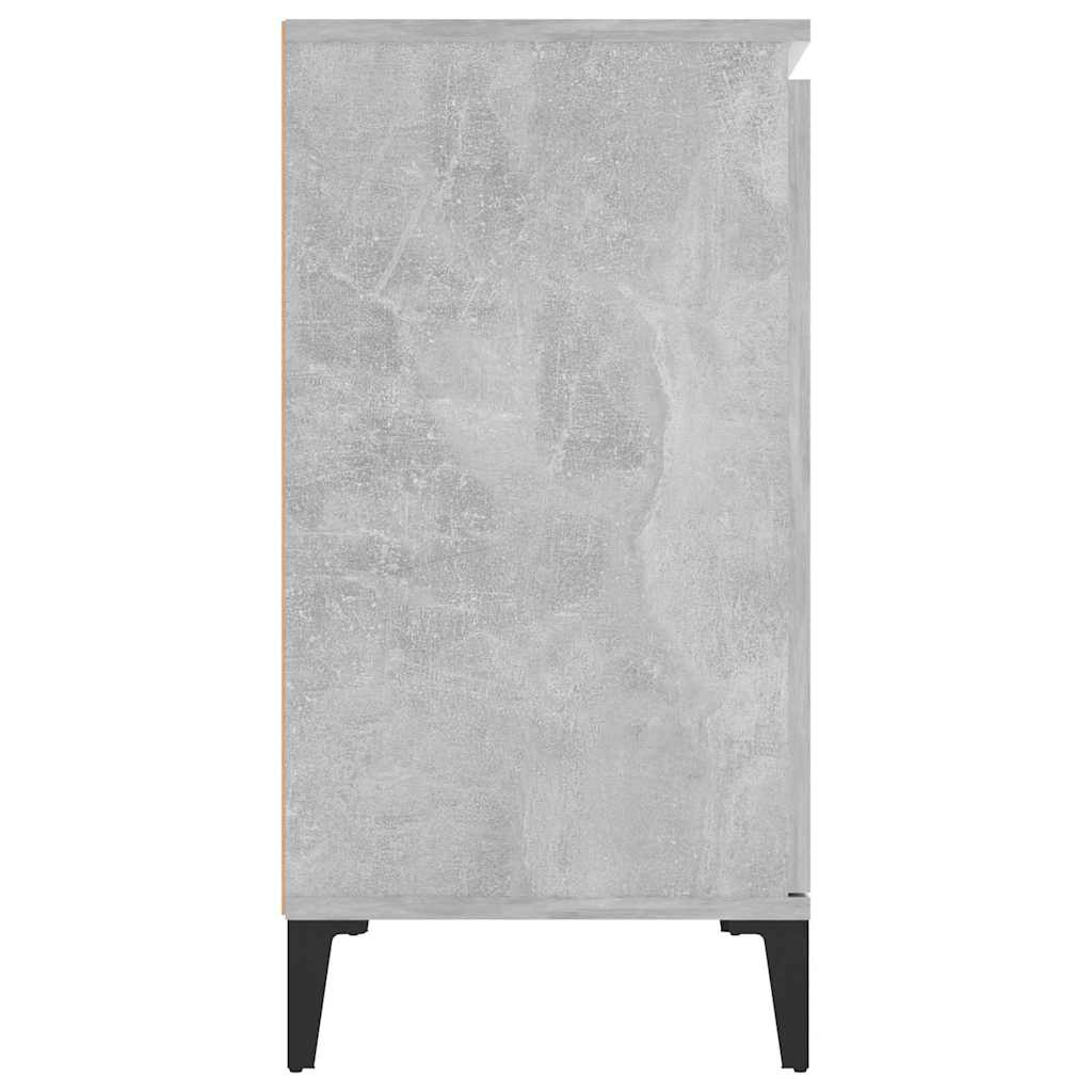 skænk 102x35x70 cm konstrueret træ betongrå