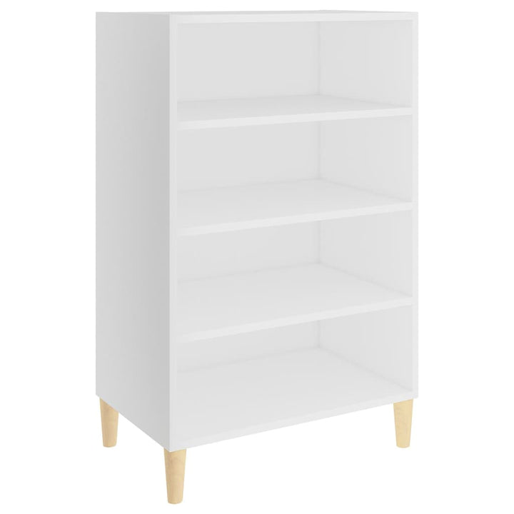 skænk 57x35x90 cm konstrueret træ hvid