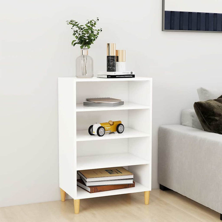 skænk 57x35x90 cm konstrueret træ hvid