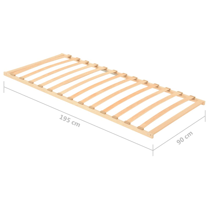 lamelbund med 13 lameller 90x200 cm