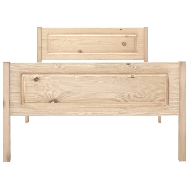 sengestel 100x200 cm massivt fyrretræ