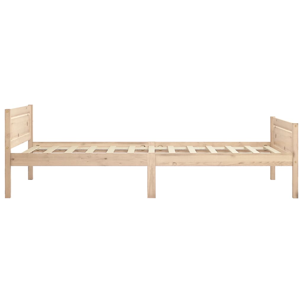 sengestel 100x200 cm massivt fyrretræ