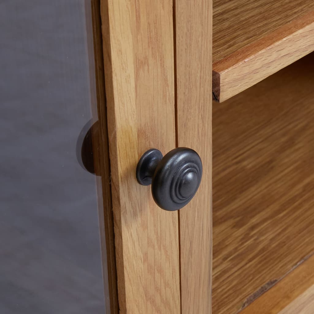 tv-skab 110x35x44 cm massivt egetræ