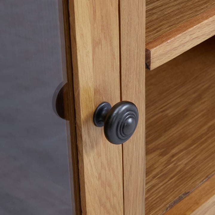 tv-skab 110x35x44 cm massivt egetræ