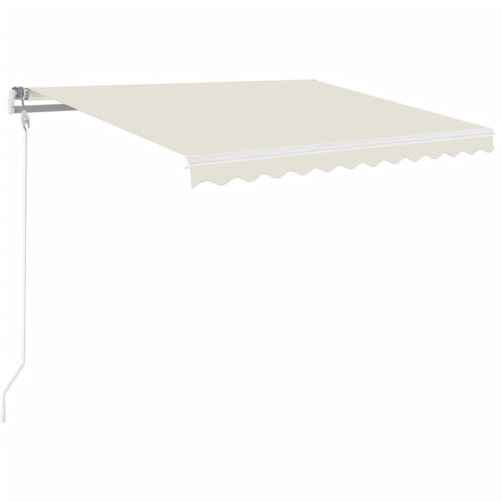 markise 350x250 cm manuel betjening cremefarvet