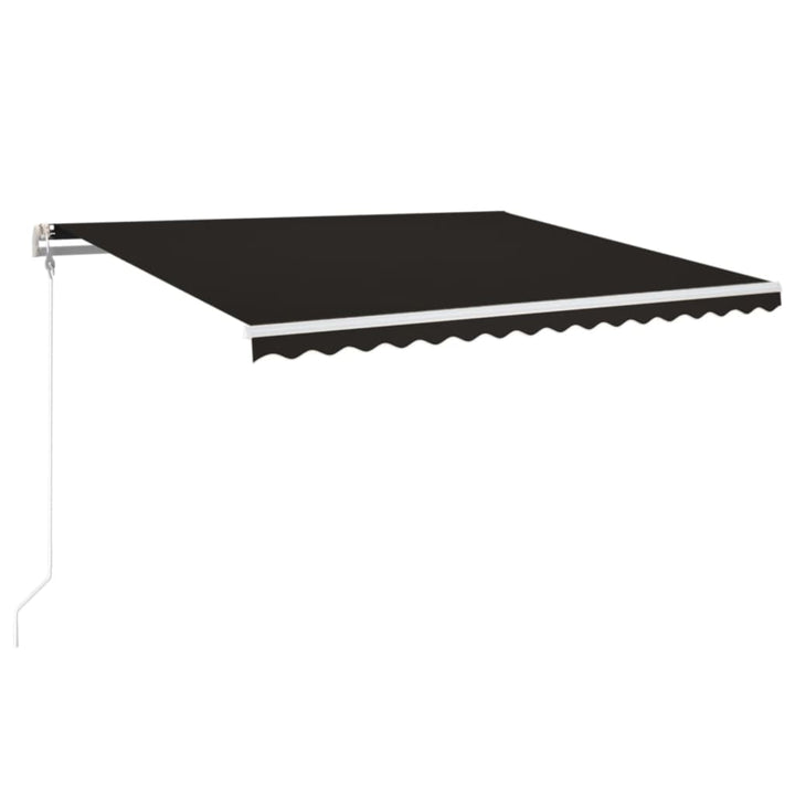 markise 400x350 cm automatisk betjening antracitgrå