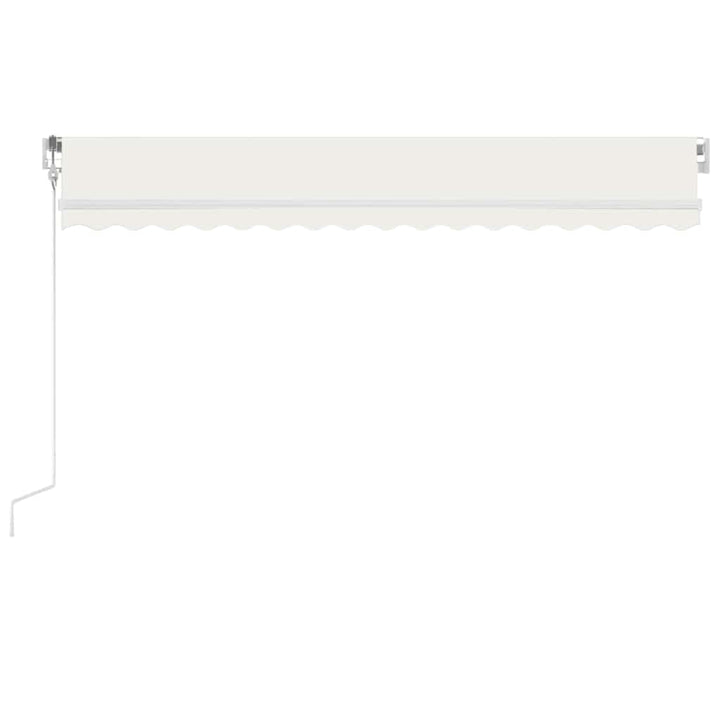 markise m. LED + vindsensor 400x350 cm automatisk creme