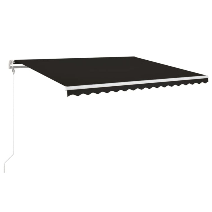 markise 450x350 cm automatisk betjening antracitgrå