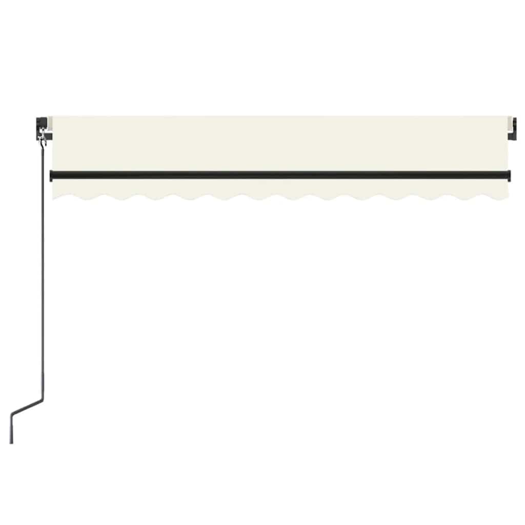 markise 350x250 cm manuel betjening cremefarvet