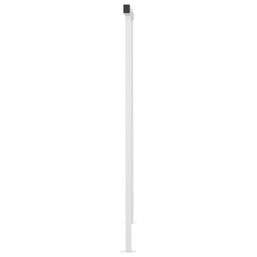 markise m. LED-lys + vindsensor 3x2,5 m automatisk antracit