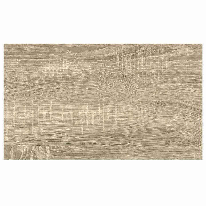 væghylder 2 stk. 40x23,5x3,8 cm MDF egetræsfarve og hvid