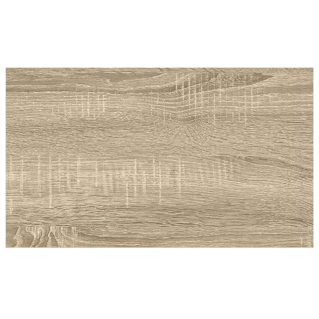 væghylder 2 stk. 50x23x3,8 cm MDF egetræsfarve og hvid