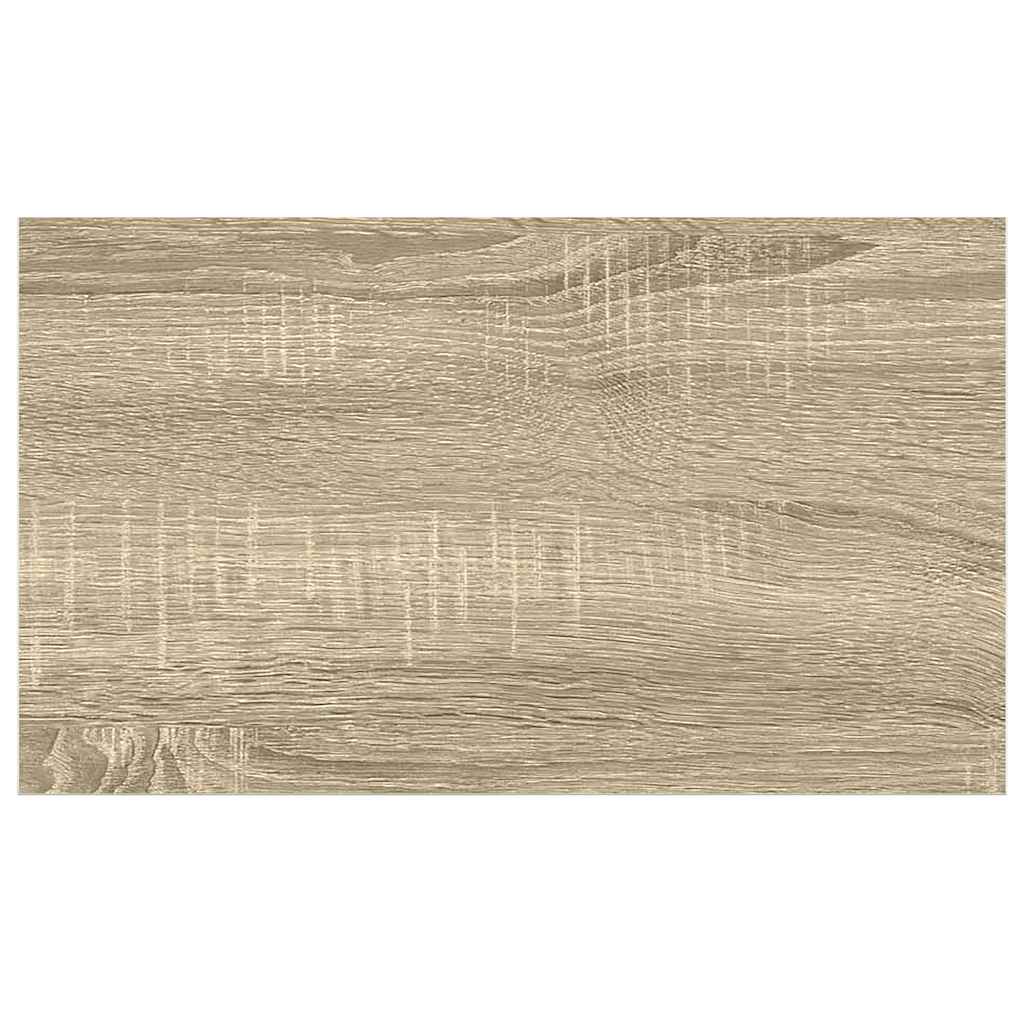væghylder 4 stk. 50x23x3,8 cm MDF egetræsfarve og hvid