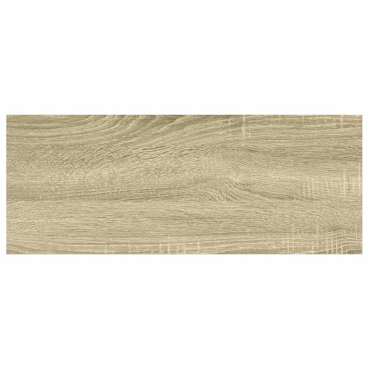 væghylder 4 stk. 60x23,5x3,8 cm MDF egetræsfarve og hvid