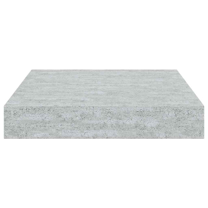 væghylder 2 stk. 23x23,5x3,8 cm MDF betongrå