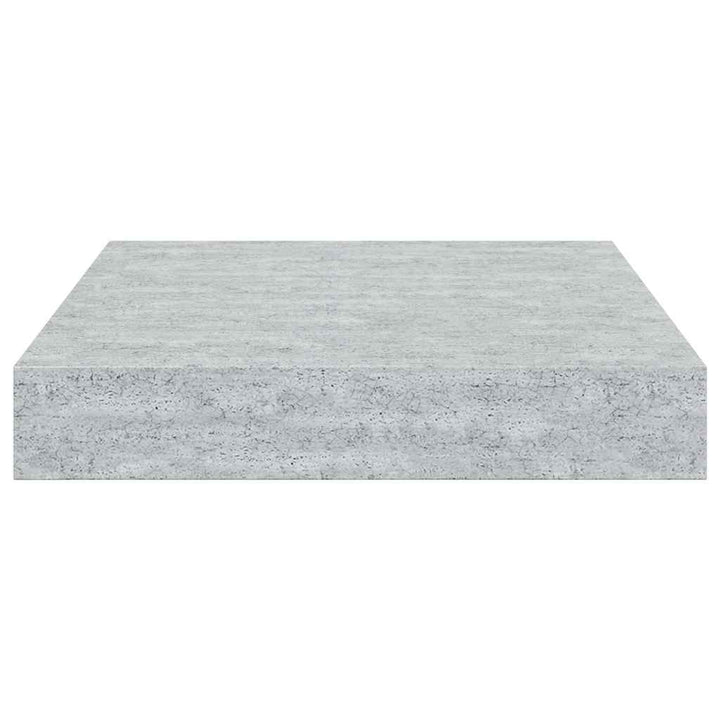 væghylder 4 stk. 23x23,5x3,8 cm MDF betongrå