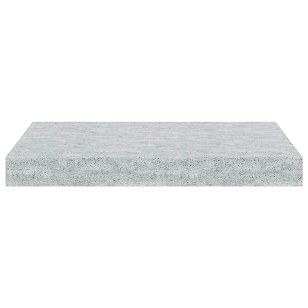 væghylder 2 stk. 40x23x3,8 cm MDF betongrå