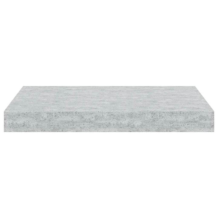 væghylder 2 stk. 40x23x3,8 cm MDF betongrå