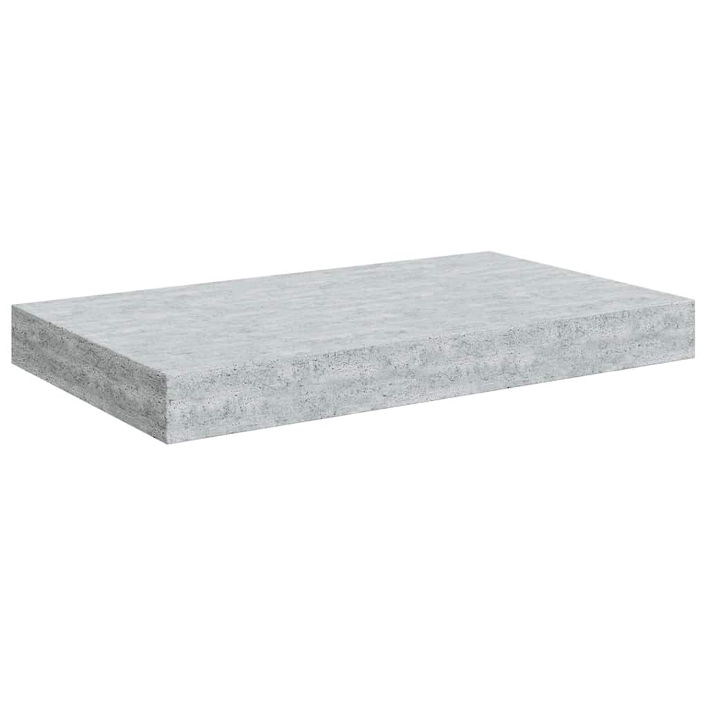 svævehylder 4 stk. 40x23x3,8 cm MDF betongrå