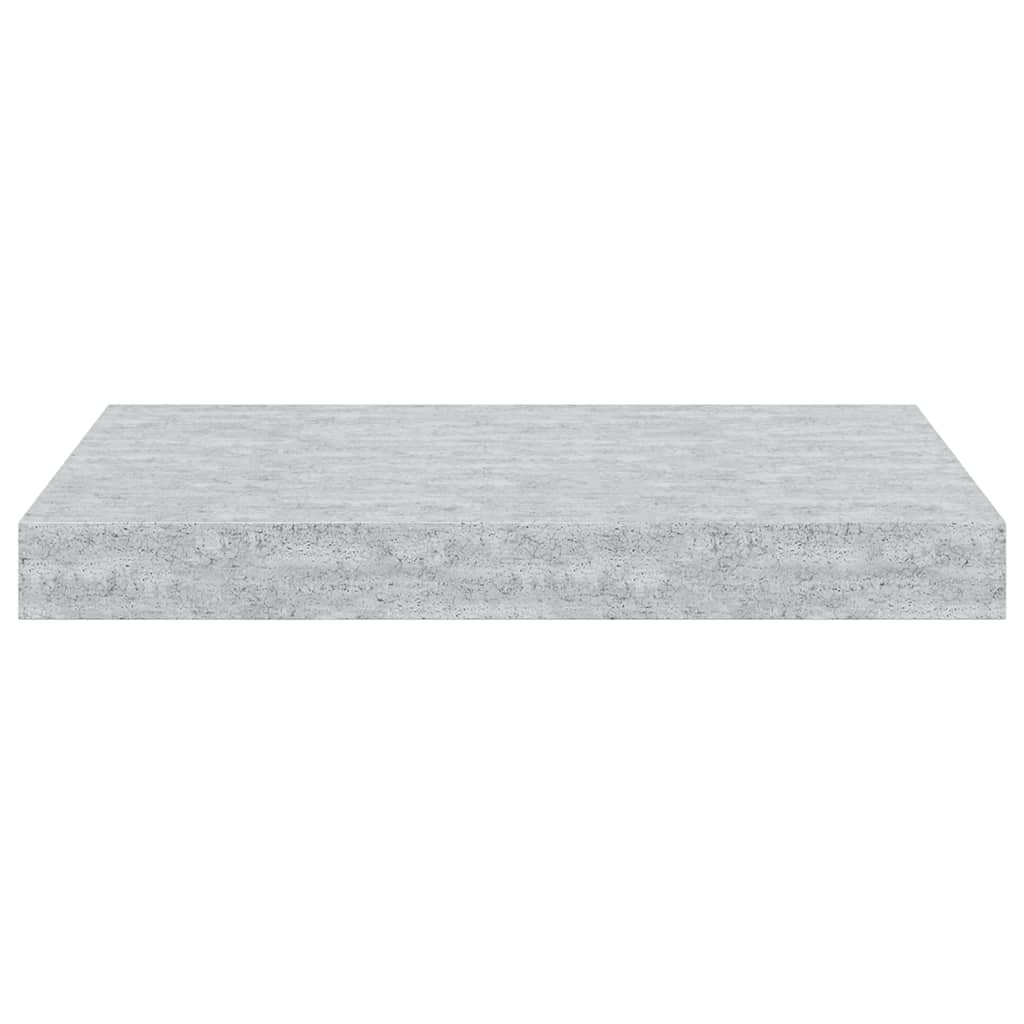 svævehylder 4 stk. 40x23x3,8 cm MDF betongrå