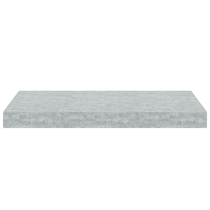væghylder 2 stk. 50x23x3,8 cm MDF betongrå