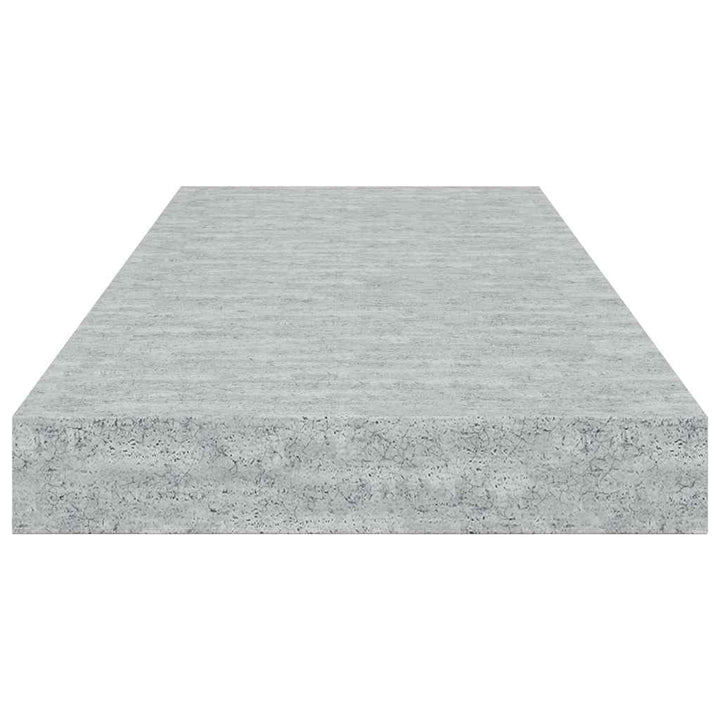 væghylde 60x23,5x3,8 cm MDF betongrå