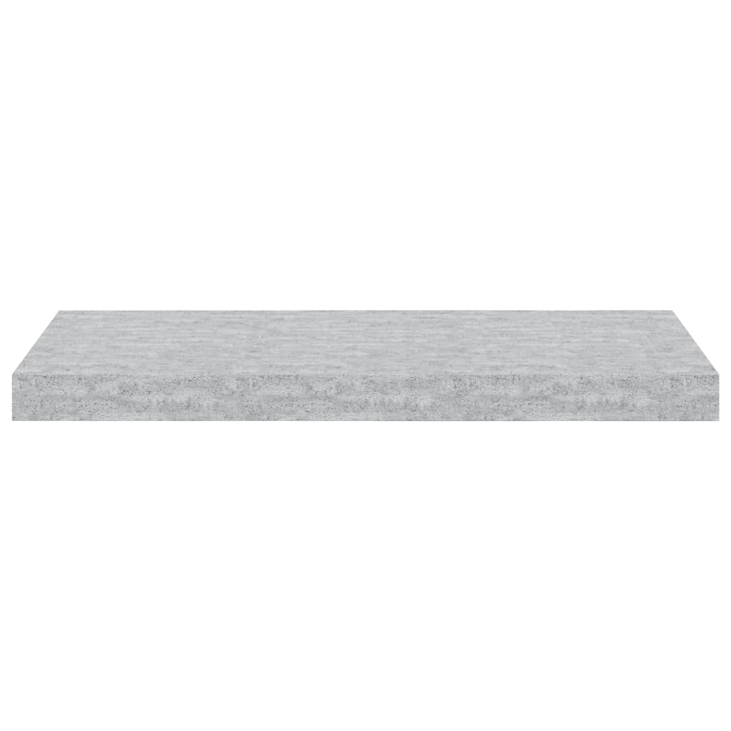 væghylder 4 stk. 60x23,5x3,8 cm MDF betongrå