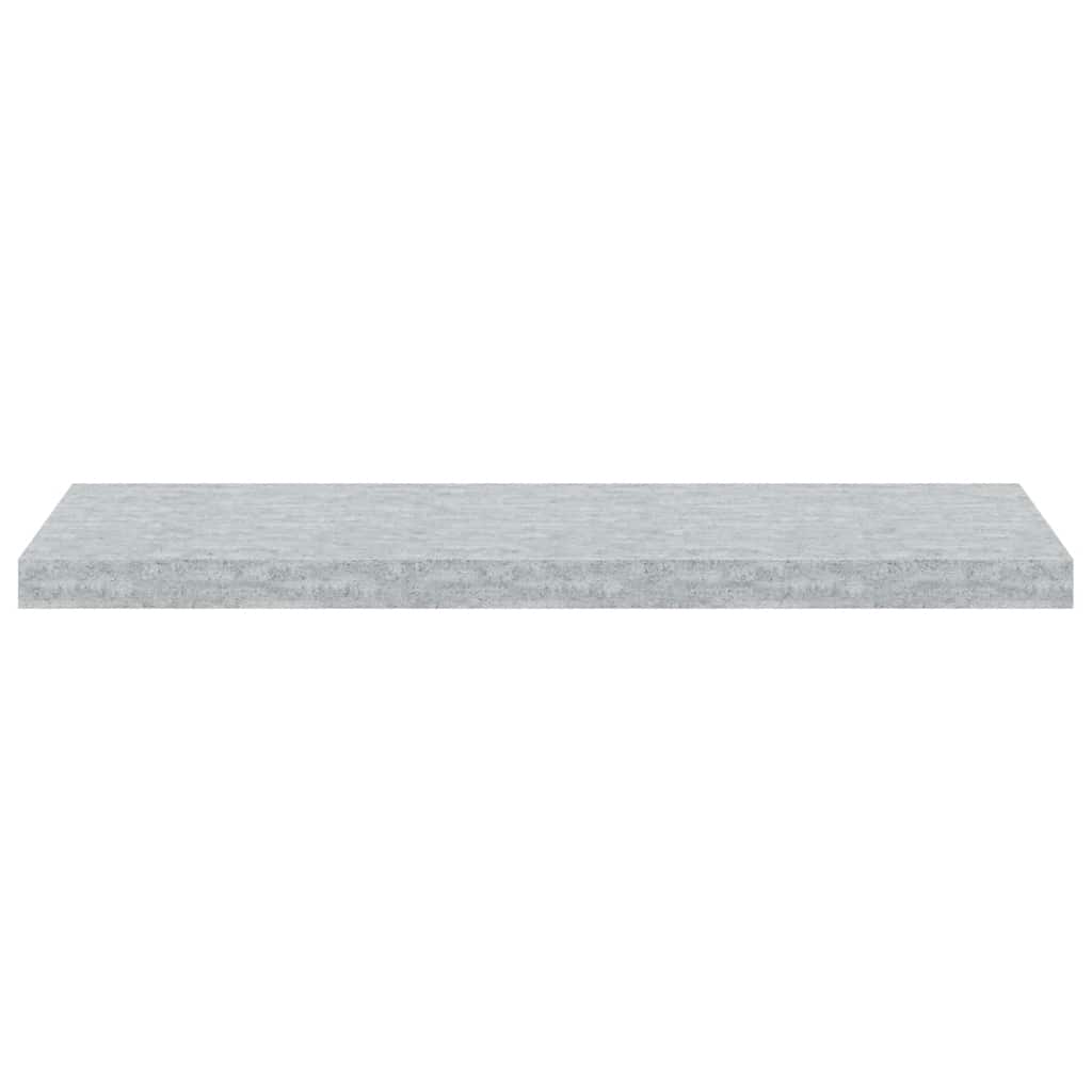 væghylde 80x23,5x3,8 cm MDF betongrå