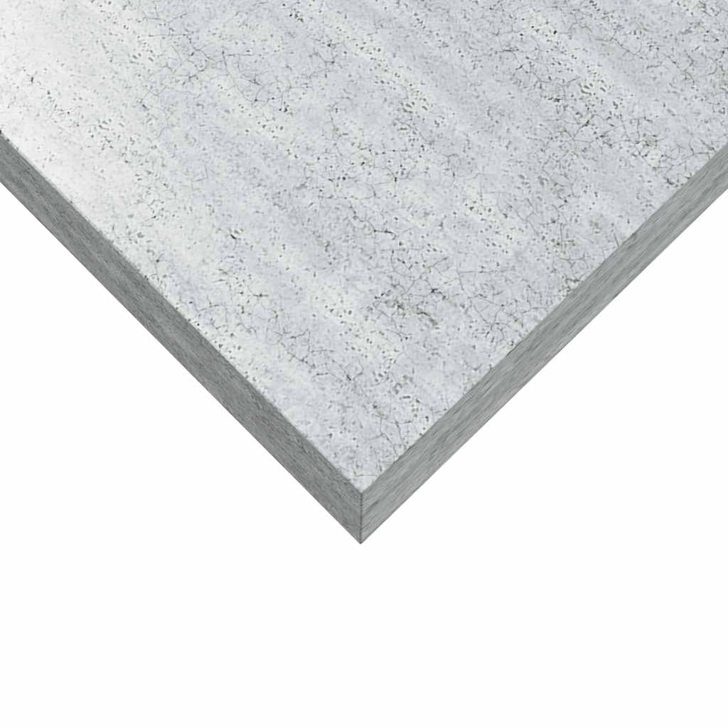 væghylde 80x23,5x3,8 cm MDF betongrå