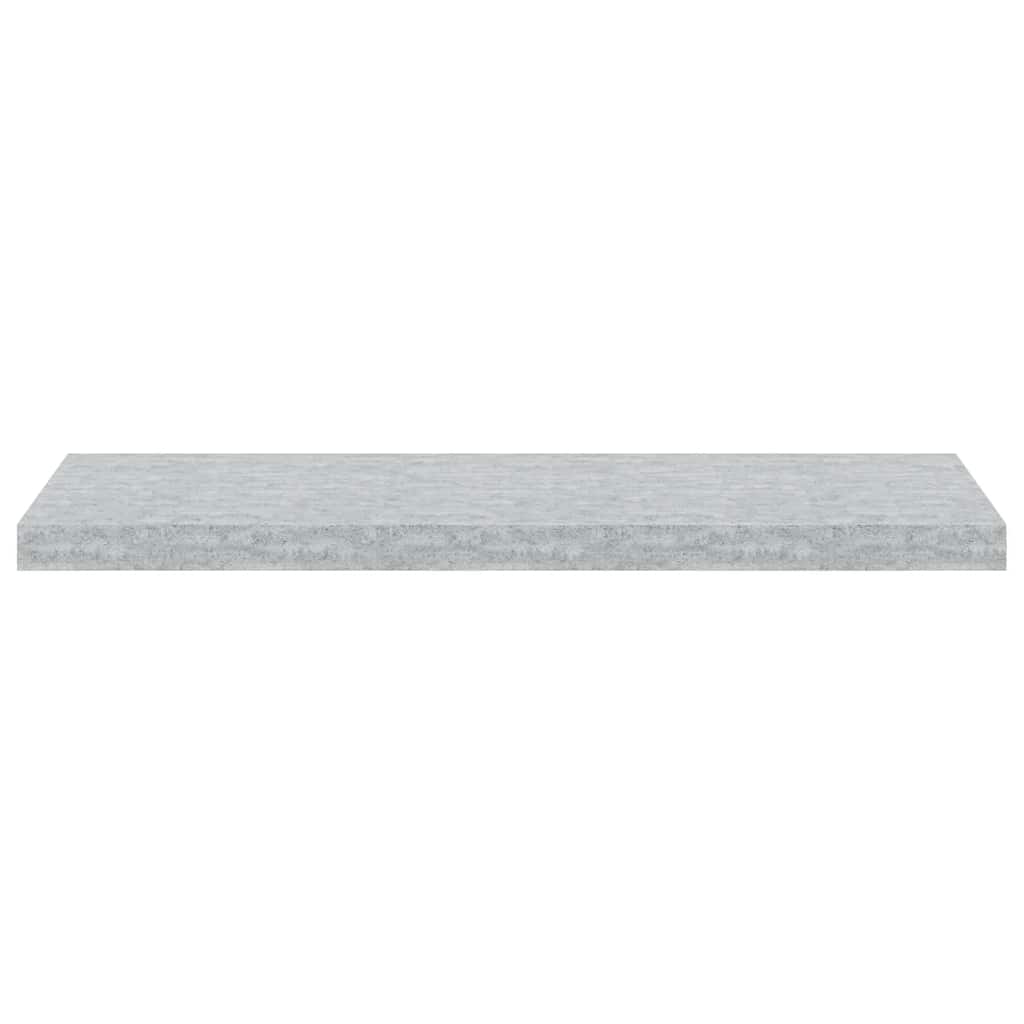 væghylder 4 stk. 80x23,5x3,8 cm MDF betongrå