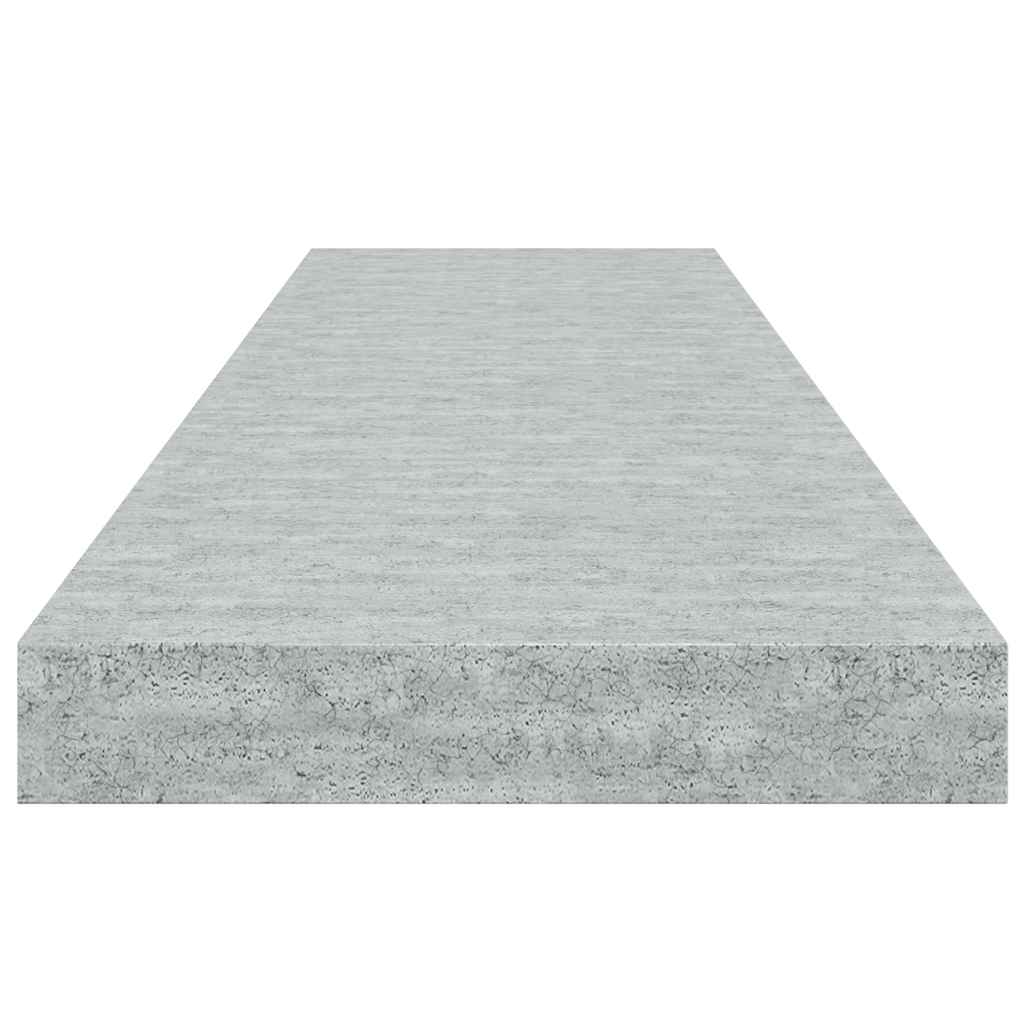 svævehylde 90x23,5x3,8 cm MDF betongrå